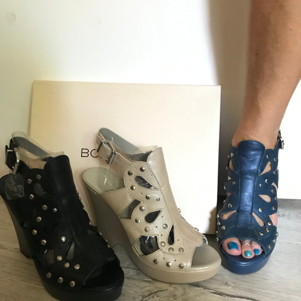 BCBGeneration BG-AKIRA ANTILLE STUDDED PLATFORMS 3
